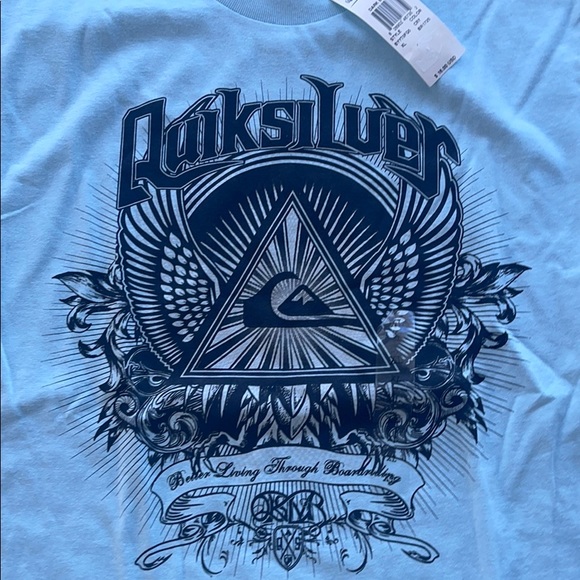 BNWT Quicksilver Tee Blue Sz. Youth XL New w/ Tags - Picture 2 of 5